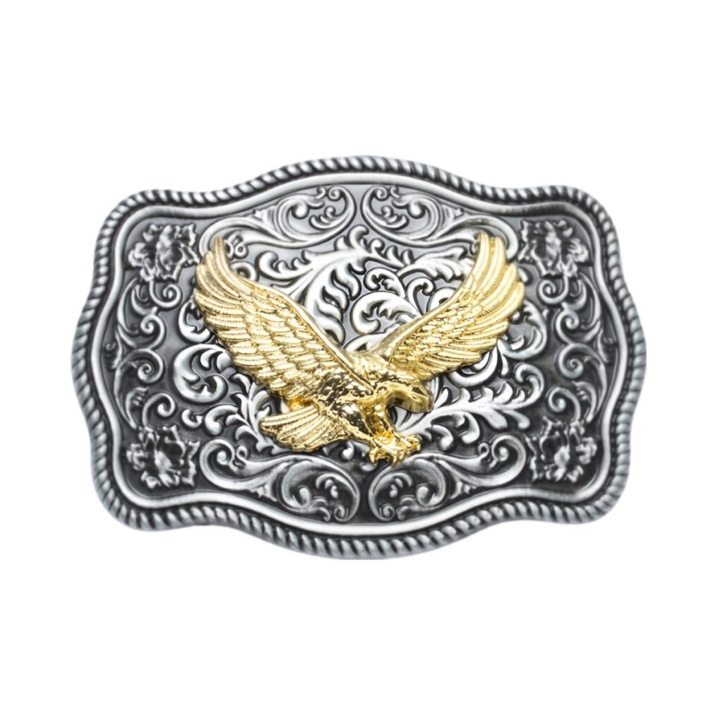 boucle de ceinture americaine aigle dore modele will 957208