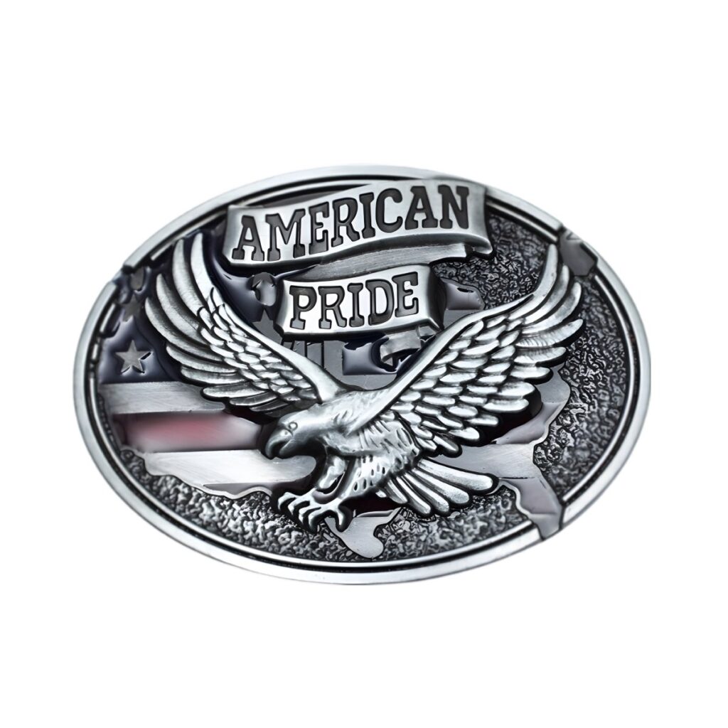 boucle de ceinture americaine american pride modele houston 987391