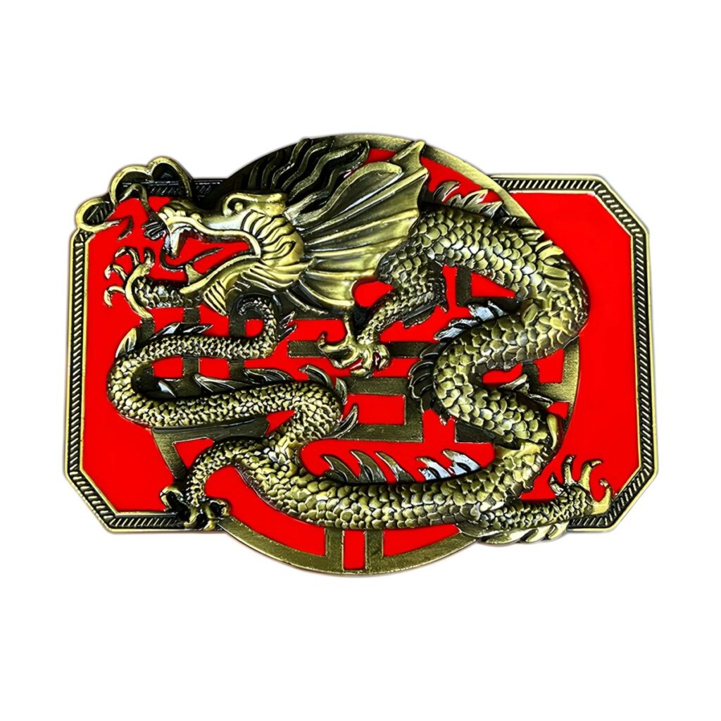 boucle de ceinture animal dragon asiatique modele bruce 205925