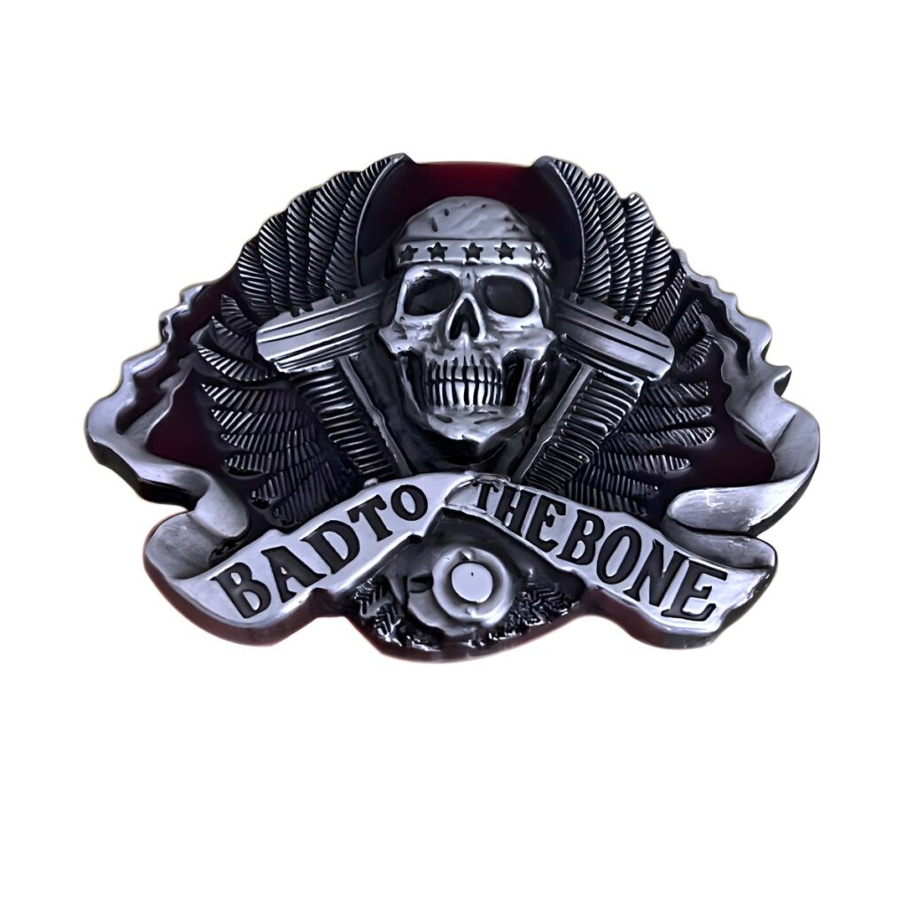 boucle de ceinture tete de mort bad to the bone modele derek 291631