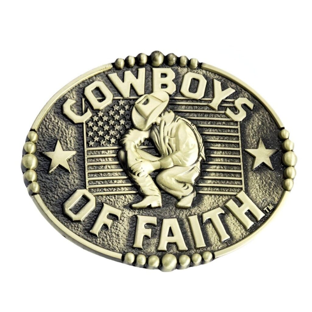 boucle de ceinture western cowboys of faith modele travis 474237