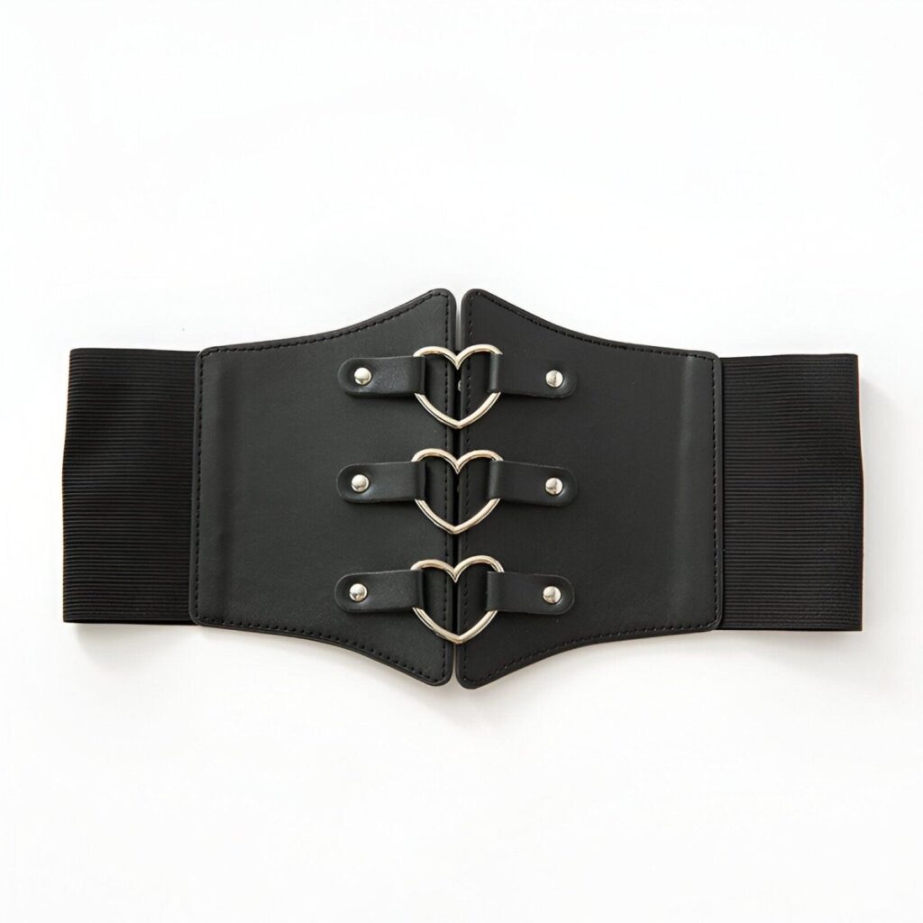 ceinture corset a boucles en forme de coeur modele ivy 892892