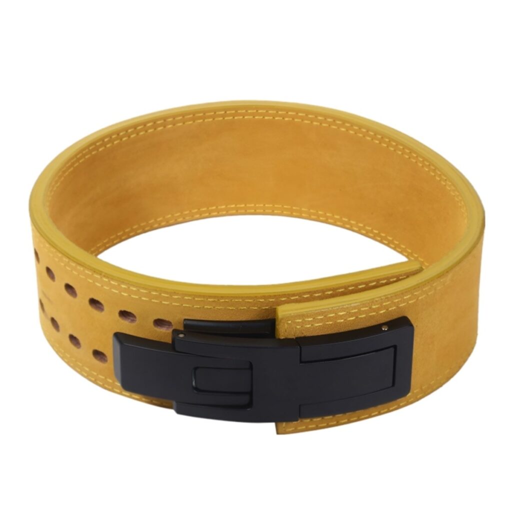 ceinture de force en cuir a double boutonnage modele alain 167801