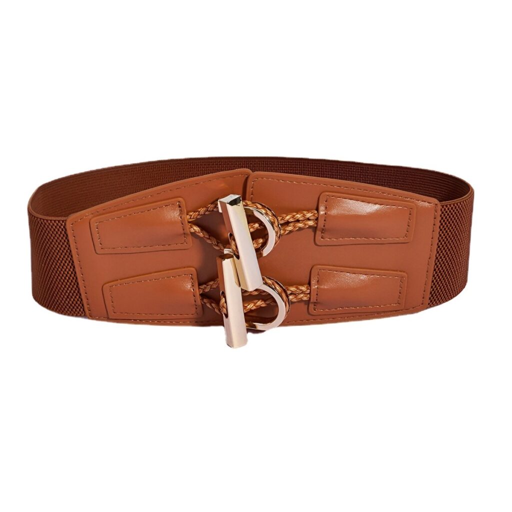 ceinture elastique avec boucle double attache modele eleonore 645901