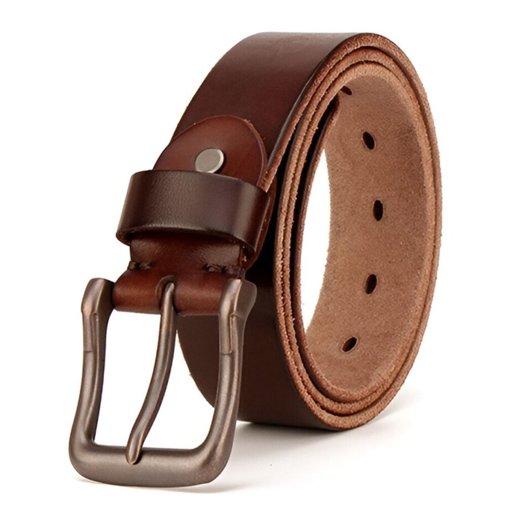 ceinture en cuir pleine fleure souple et confortable pour homme modele tesauro 227470