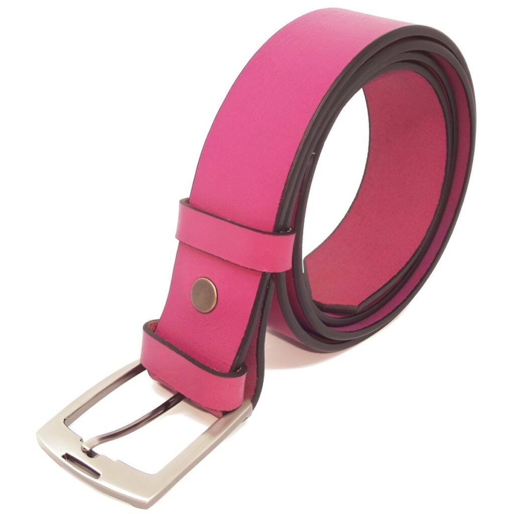 ceinture en cuir pleine fleure tannage vegetal pour femme modele laurie 101939