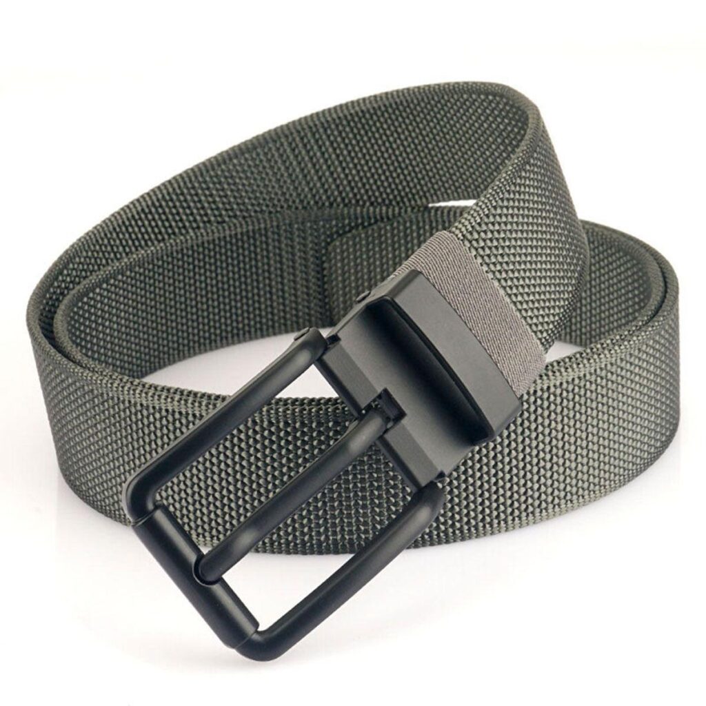 ceinture en toile nylon avec boucle noire modele yedil 888580