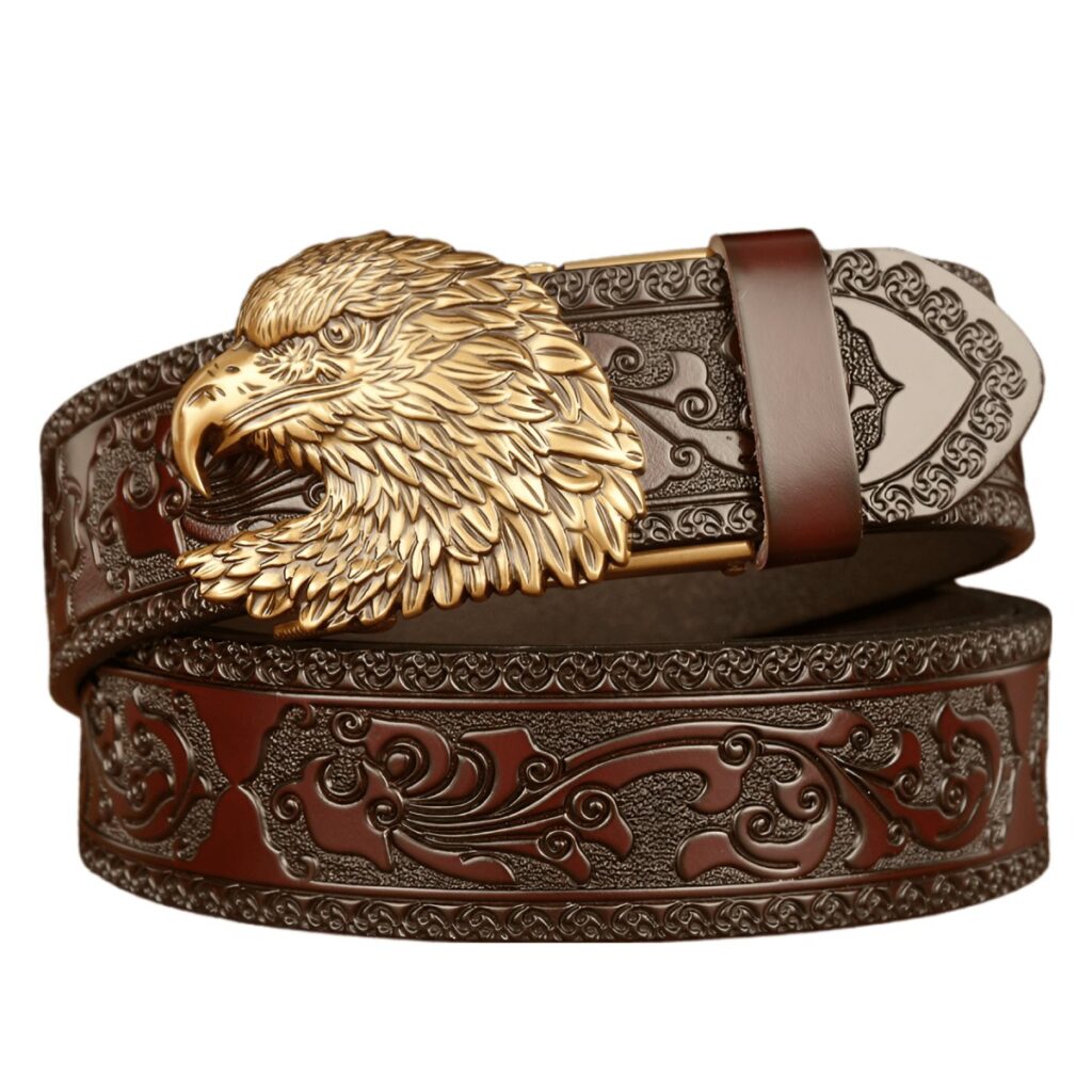 ceinture esprit animal a boucle en forme daigle modele harry 391783