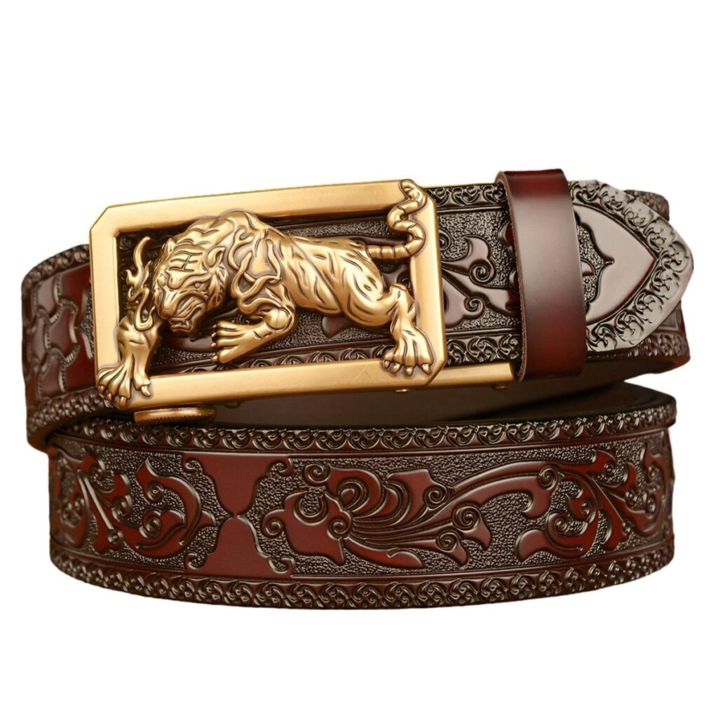 ceinture esprit animal a motif tigre modele kamoni 161548