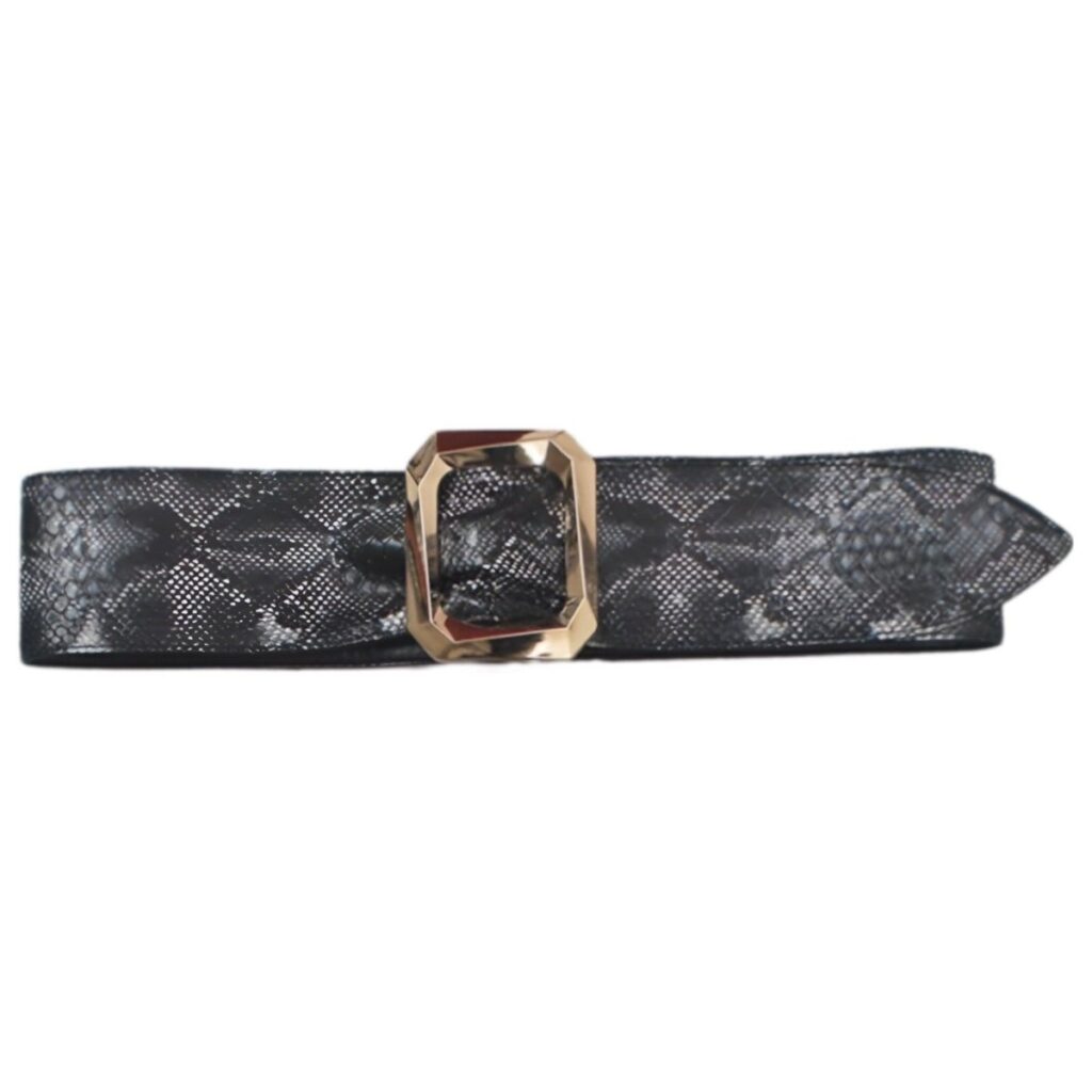 ceinture extra large xxl a imprime peau de serpent modele berthe 667973