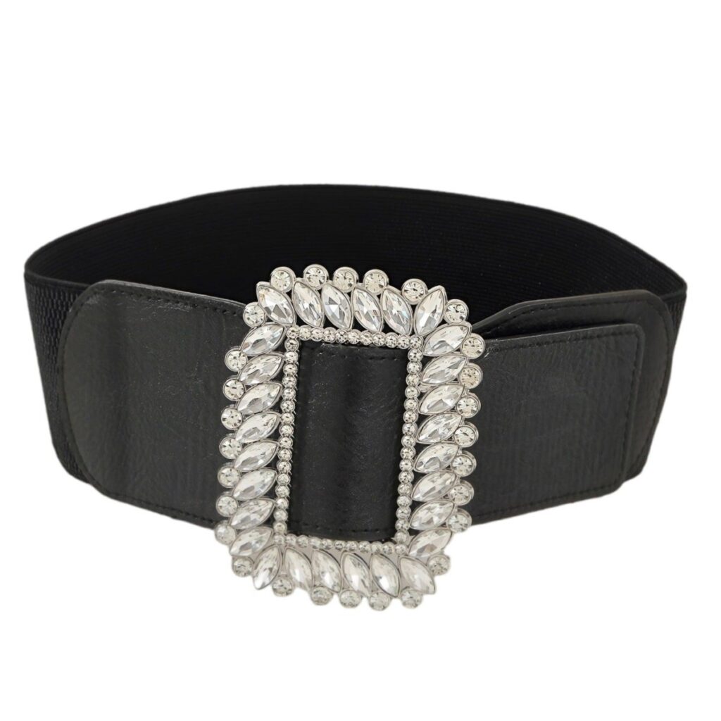 ceinture extra large xxl avec boucle a strass modele katia 931760