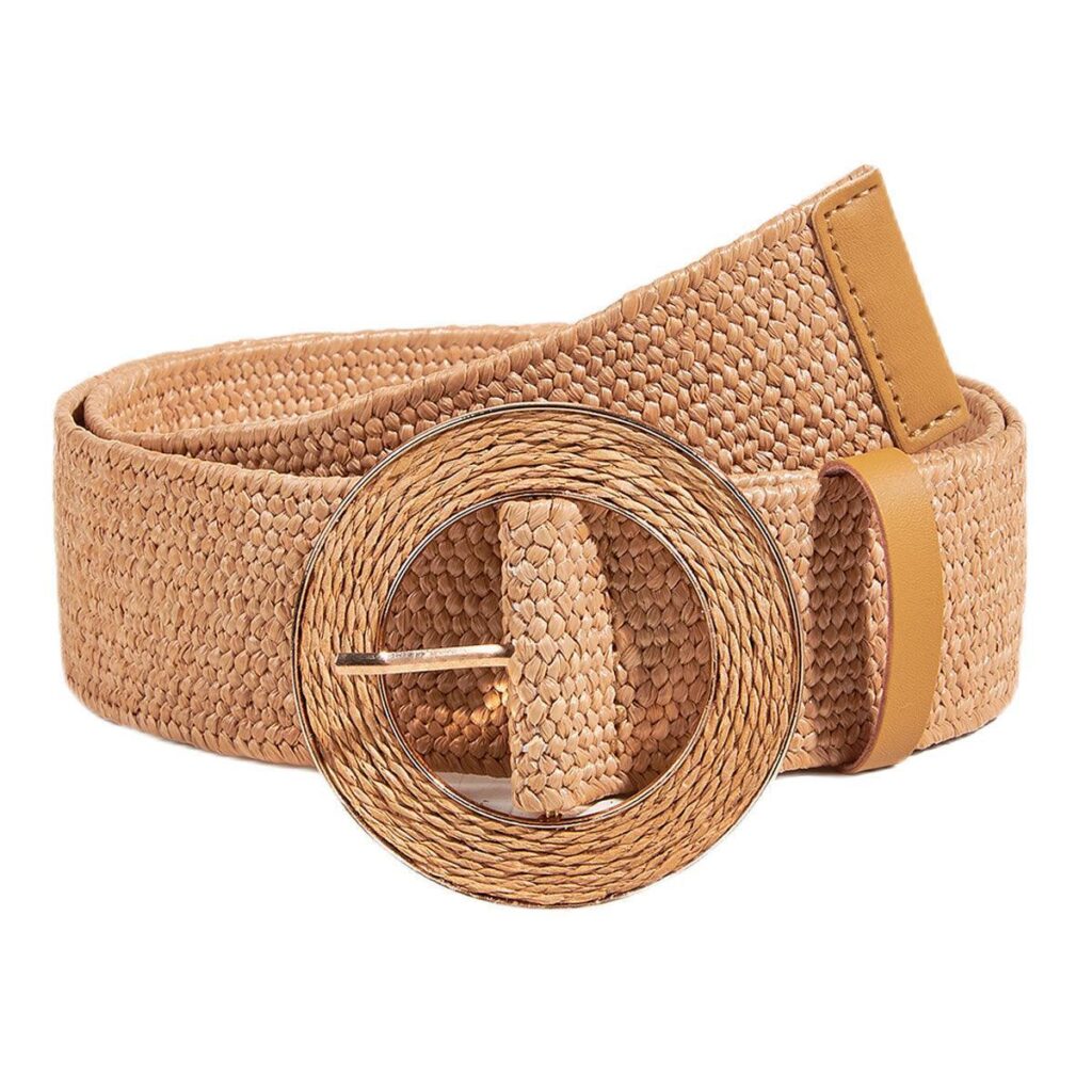 ceinture large en raphia modele ornella 875060